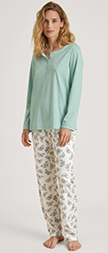 Calida Pyjama mit Knopfleiste Night Lovers