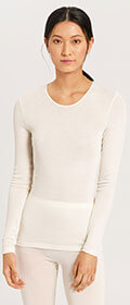 Hanro Langarm-Shirt Woolen Silk