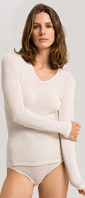 Langarm-Shirt Woolen Silk