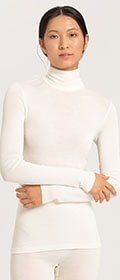 Rollkragen-Shirt Woolen Silk