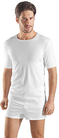 Hanro Shirt kurzarm Sea Island Cotton