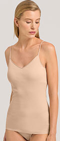 Hanro Spaghetti Top gepaddet Cotton Seamless