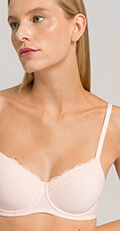 Hanro Spacer BH Cotton Lace gemoldet