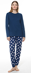 Mey Pyjama 7/8 lang Scribbled Dots