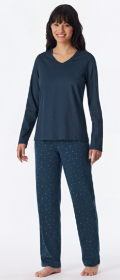 Schiesser Schlafanzug lang Casual Essentials