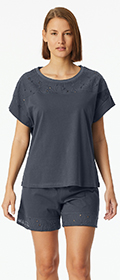Schiesser Schlafanzug kurz Casual Nightwear