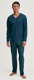 Calida Pyjama lang Relax Imprint
