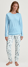 Calida Pyjama mit Bündchen Swiss Resort