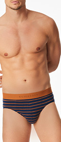 Schiesser Rio-Slips 3er-Pack Organic Cotton Webgummibund 95/5
