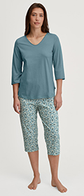 Calida Pyjama 3/4 Länge Ornament Nights