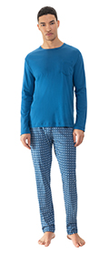 Mey Pyjama lang Blue Flower