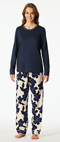 Schiesser Schlafanzug lang Comfort Nightwear