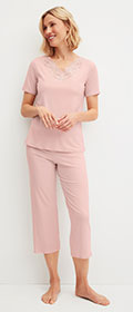 Calida Pyjama 7/8 Länge Elegant Dreams