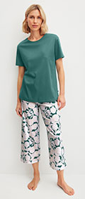 Calida Pyjama 7/8 Länge Botanic Dreams