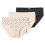 Mädchen Hüftslips Fine Rib 3er Pack